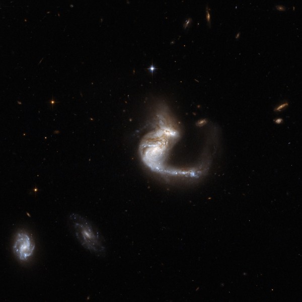 Hubble Interacting Galaxy UGC 4881 (2008-04-24)