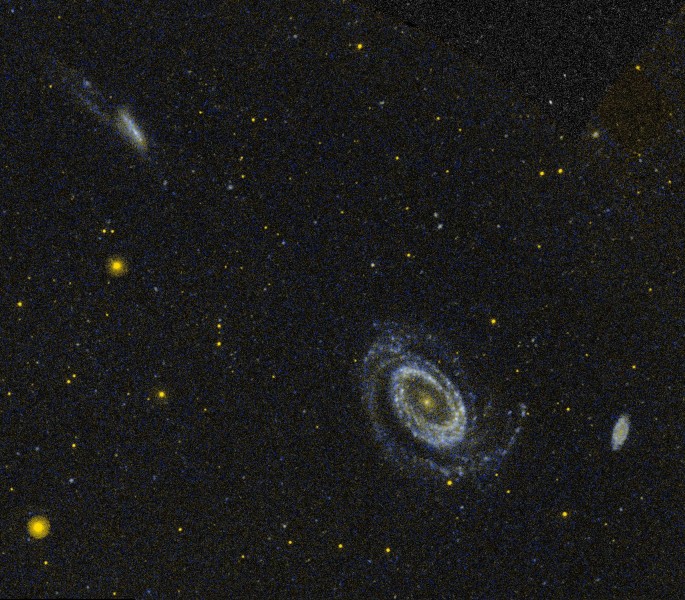 NGC 4725 4747 4712 GALEX WikiSky