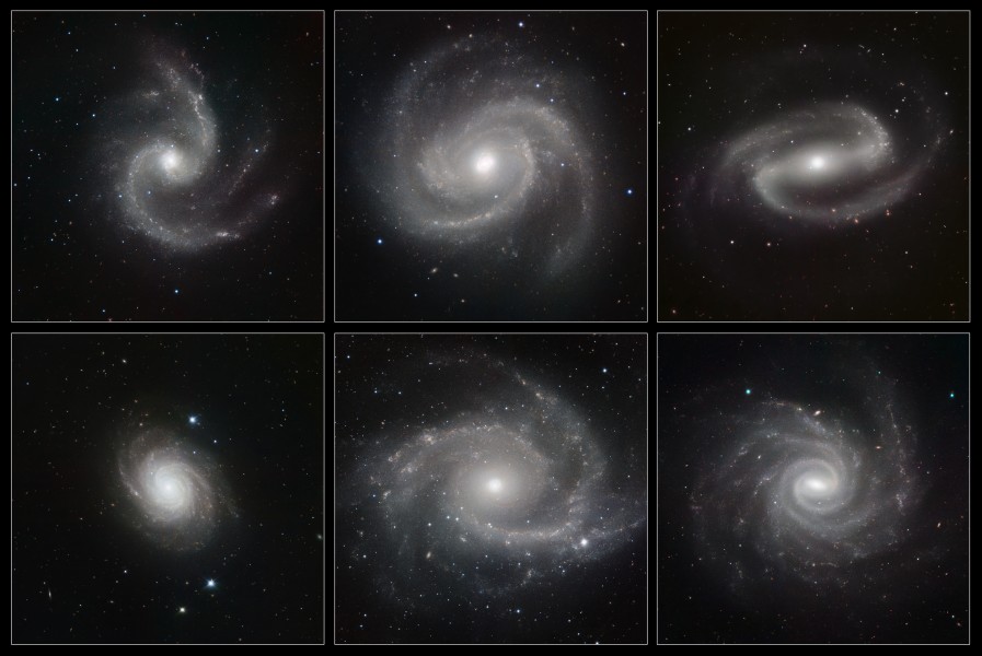 Six Spiral Galaxies ESO
