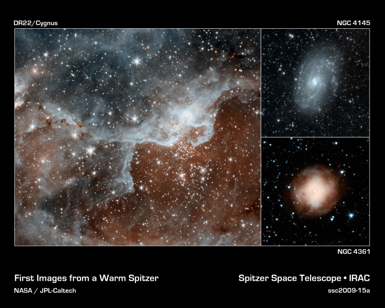 Spitzer's First Warm Images