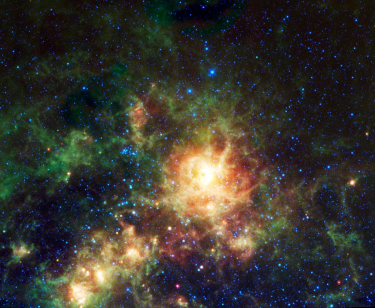 Tarantula nebula WISE