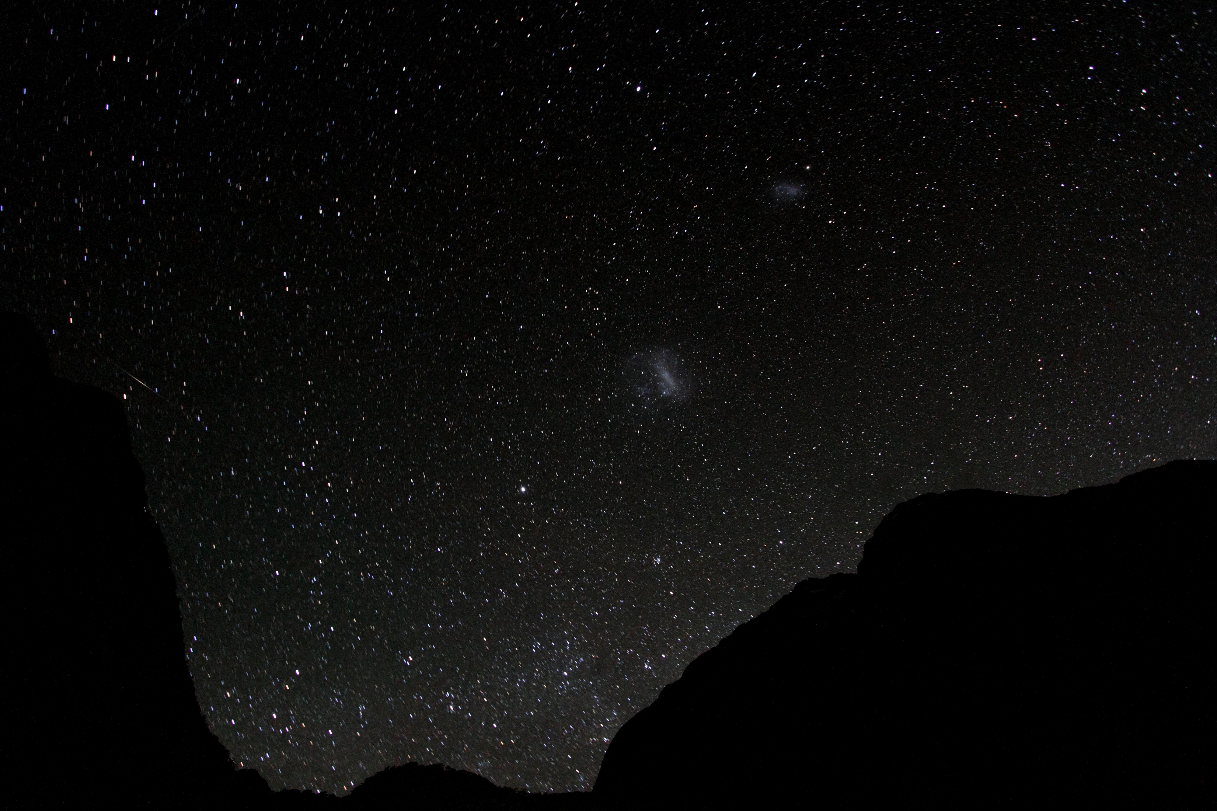 Large and small magellanic cloud from new zealand