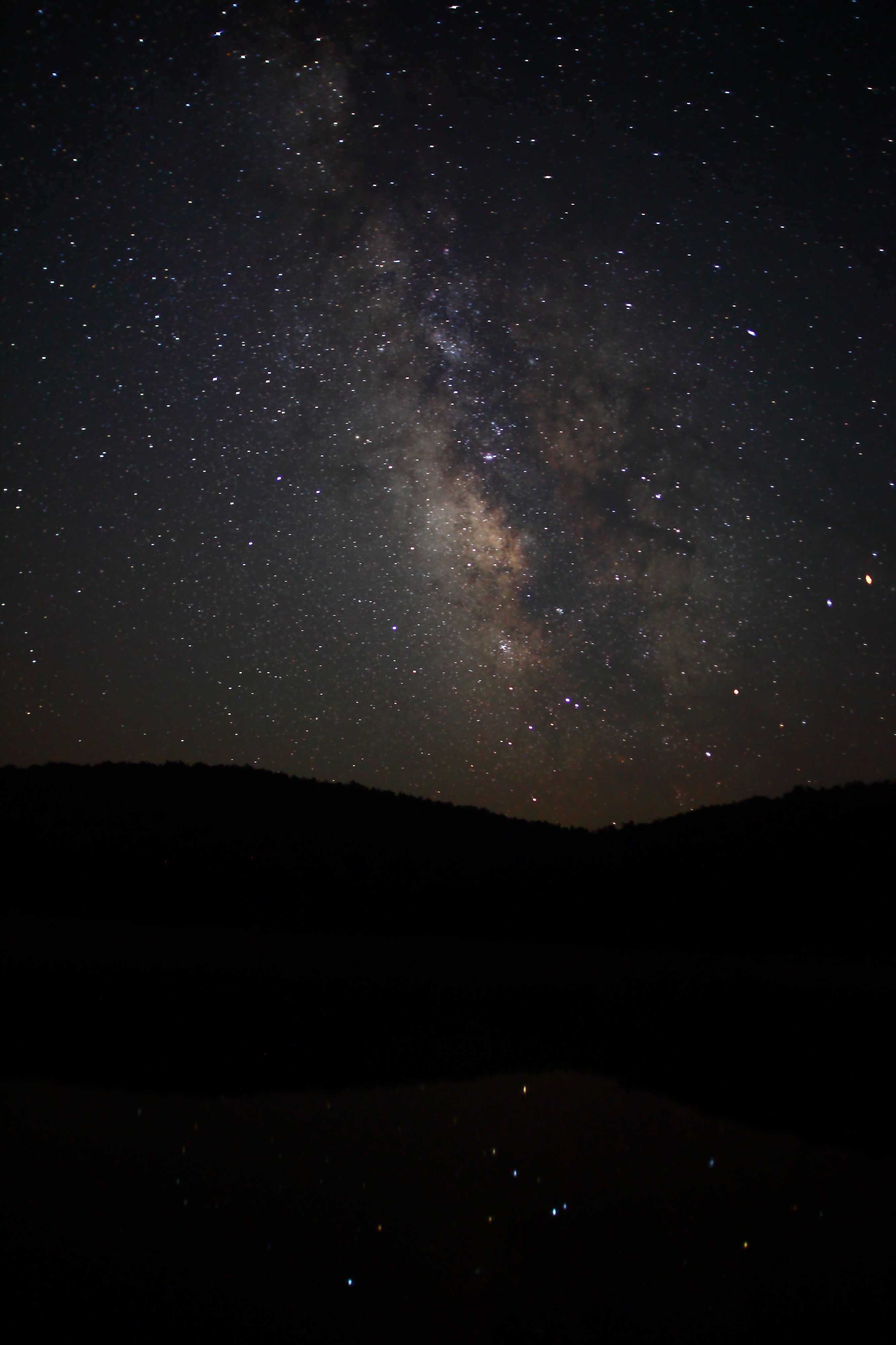 Milky-way-galaxy-mountain-sky-lake-reflection - West Virginia - ForestWander
