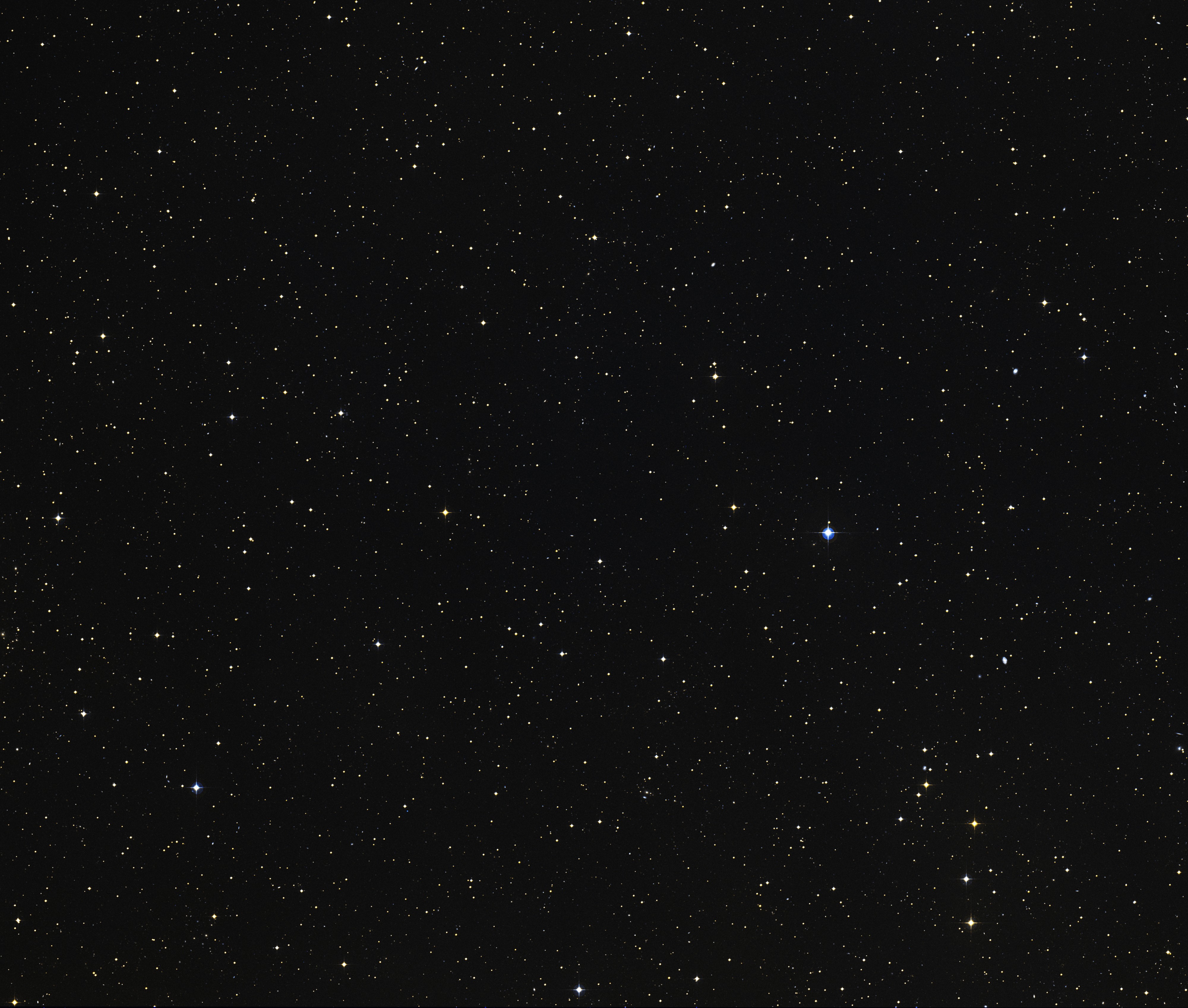 Region of Hubble Ultra Deep Field (Digitized Sky Survey)