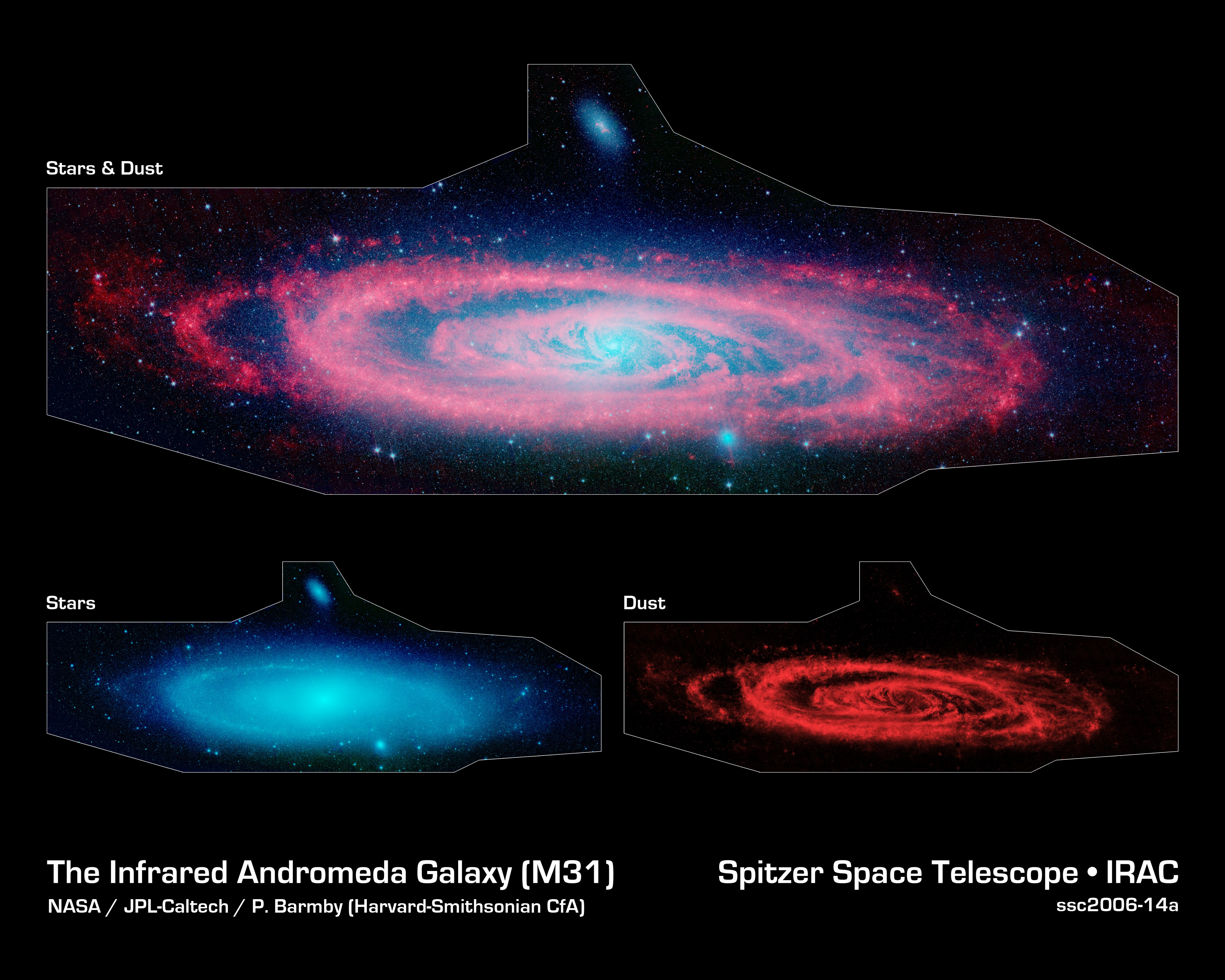 The Infrared Andromeda Galaxy (M31)