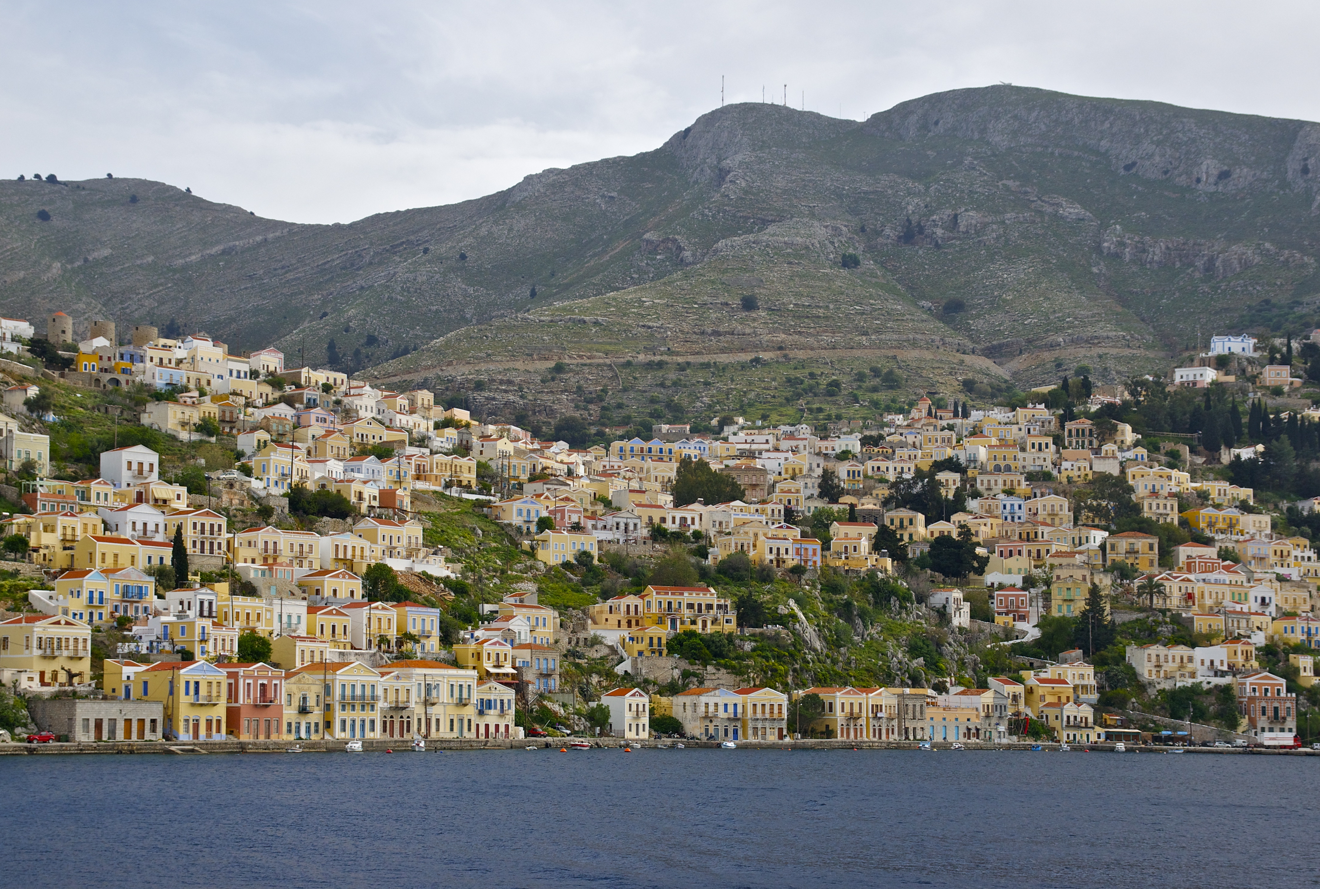 Colorful houses symi