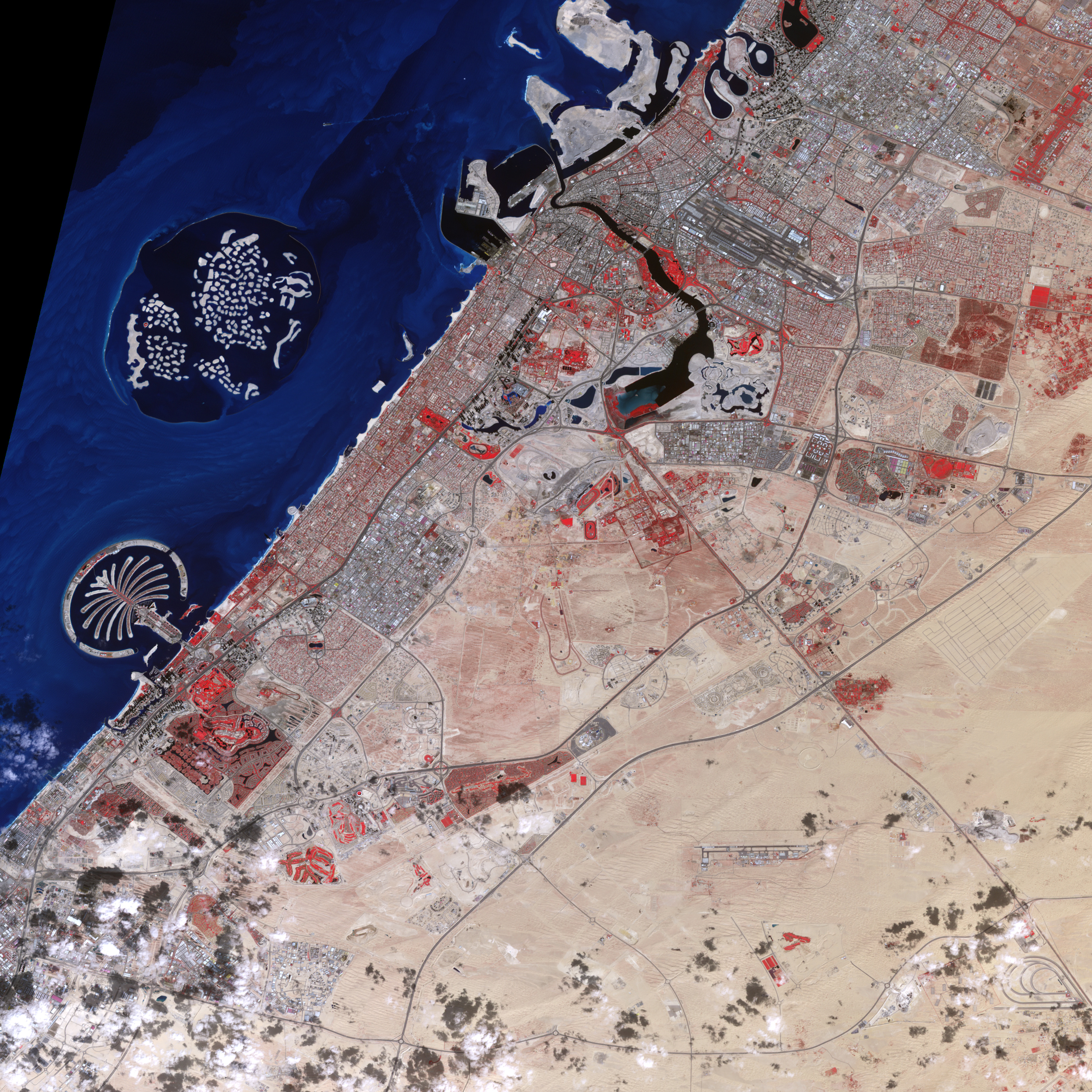 Dubai from NASA ASTER 2010-02-08 lrg