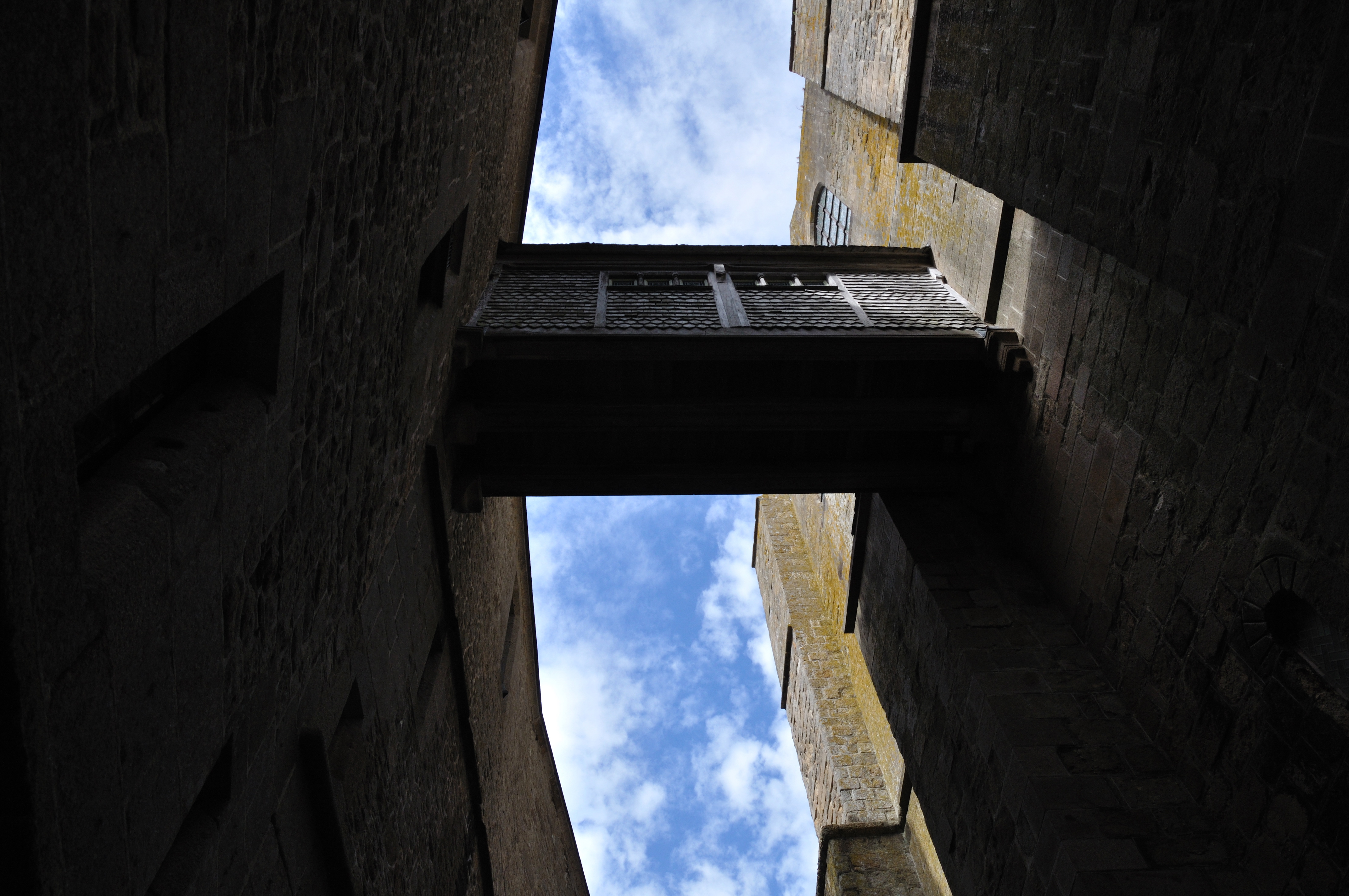 Mont-Saint-Michel, entrée abbaye