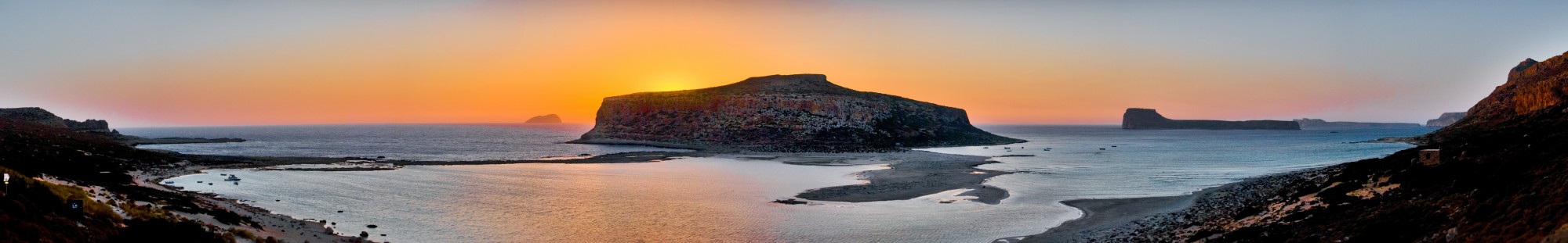 Beach of Balos and Gramvoussa (Panorama)