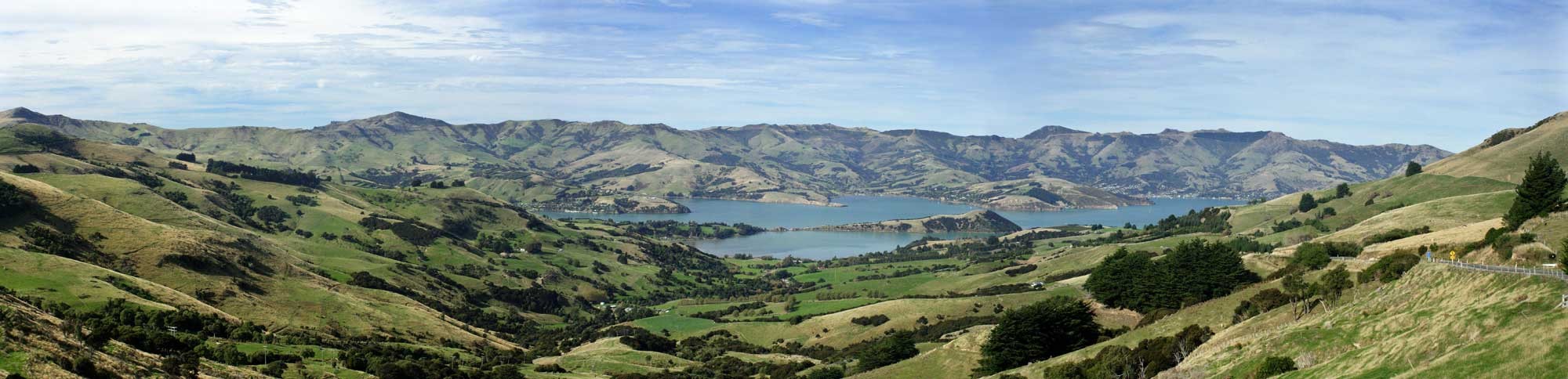 Blick auf Akaroa