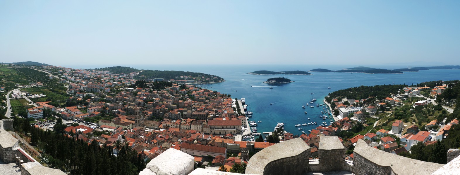 Island of hvar panorama 2011