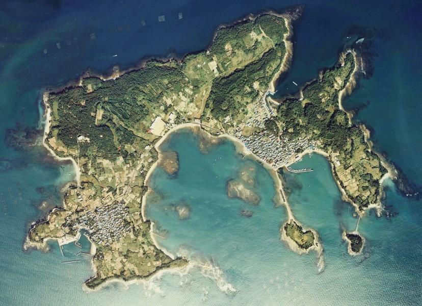 Sakushima Island Aerial photograph