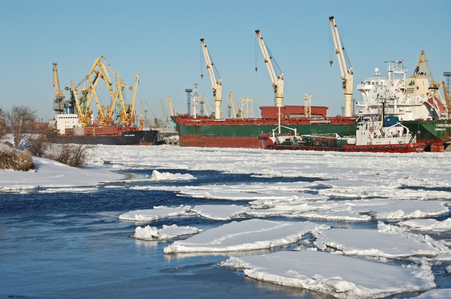 Second district of Big port Saint Petersburg