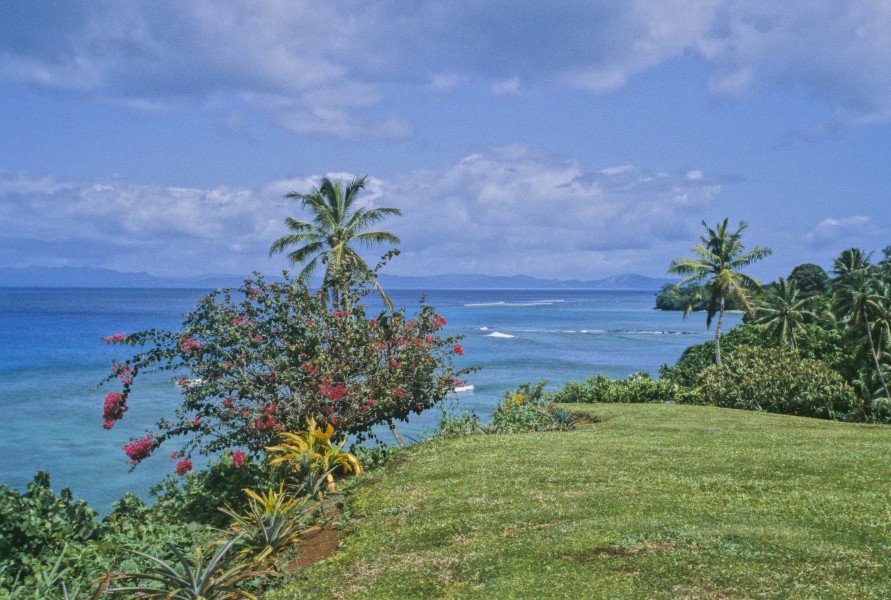 Taveuni, Fiji looking toward Matagi