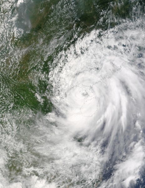 Typhoon Krovanh 25 aug 2003 0340Z