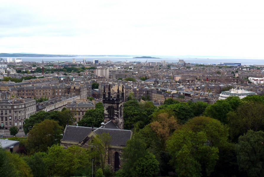 View of north eastern Edinburgh