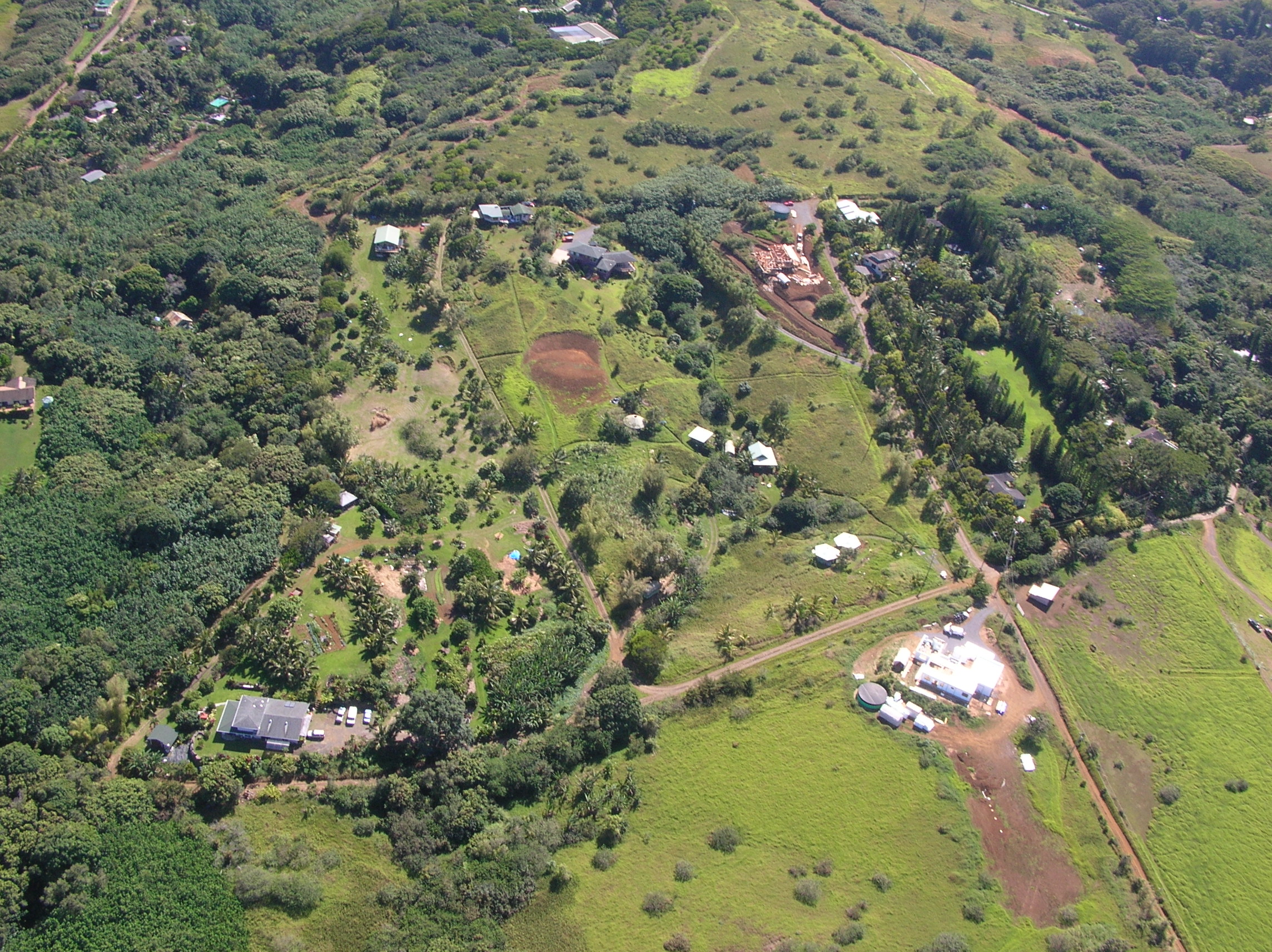 Starr 050307-5029 Aerial photograph of Hawaii