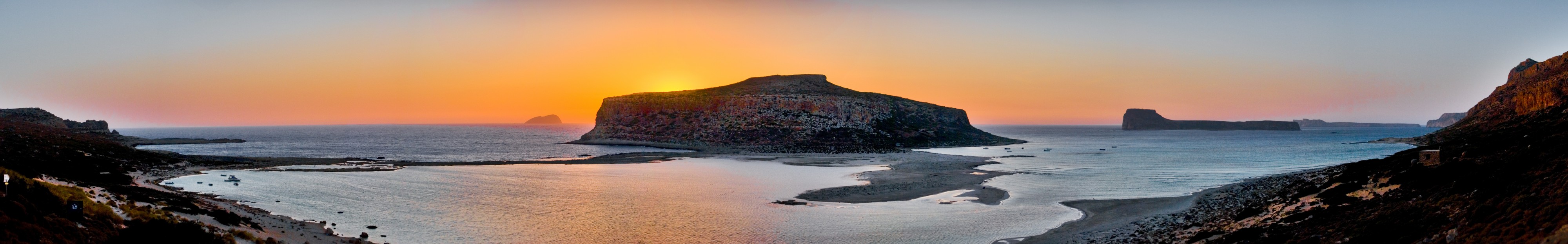 Beach of Balos and Gramvoussa (Panorama)