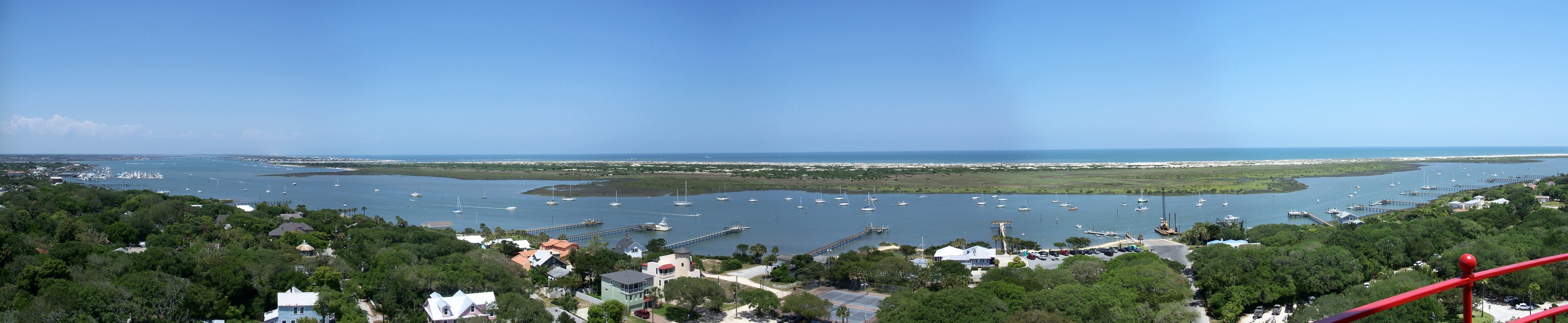 St. Augustine Anastasia Island west pano01