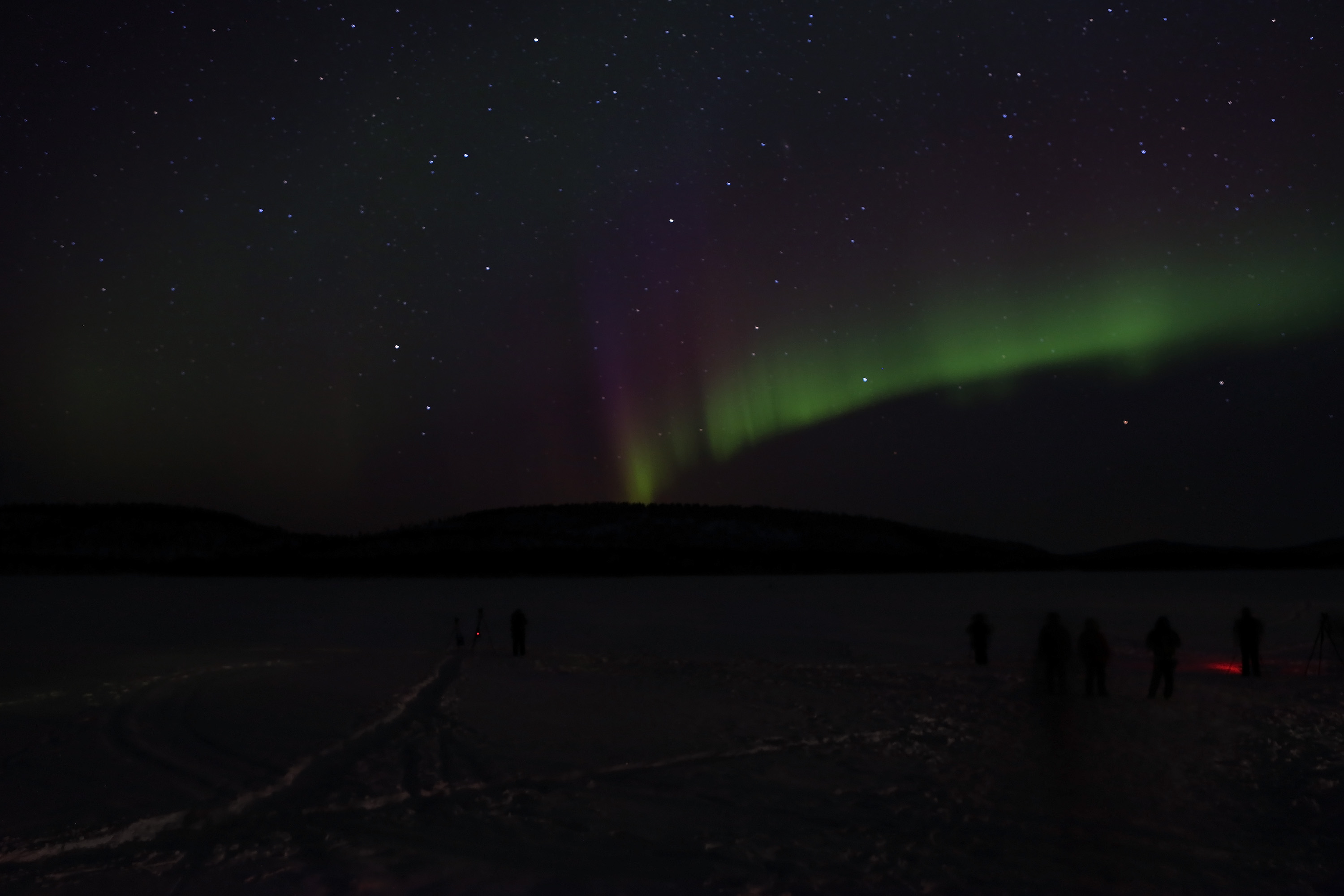 Aurora borealis - Inarijärvi Finland 2013.03.14-01