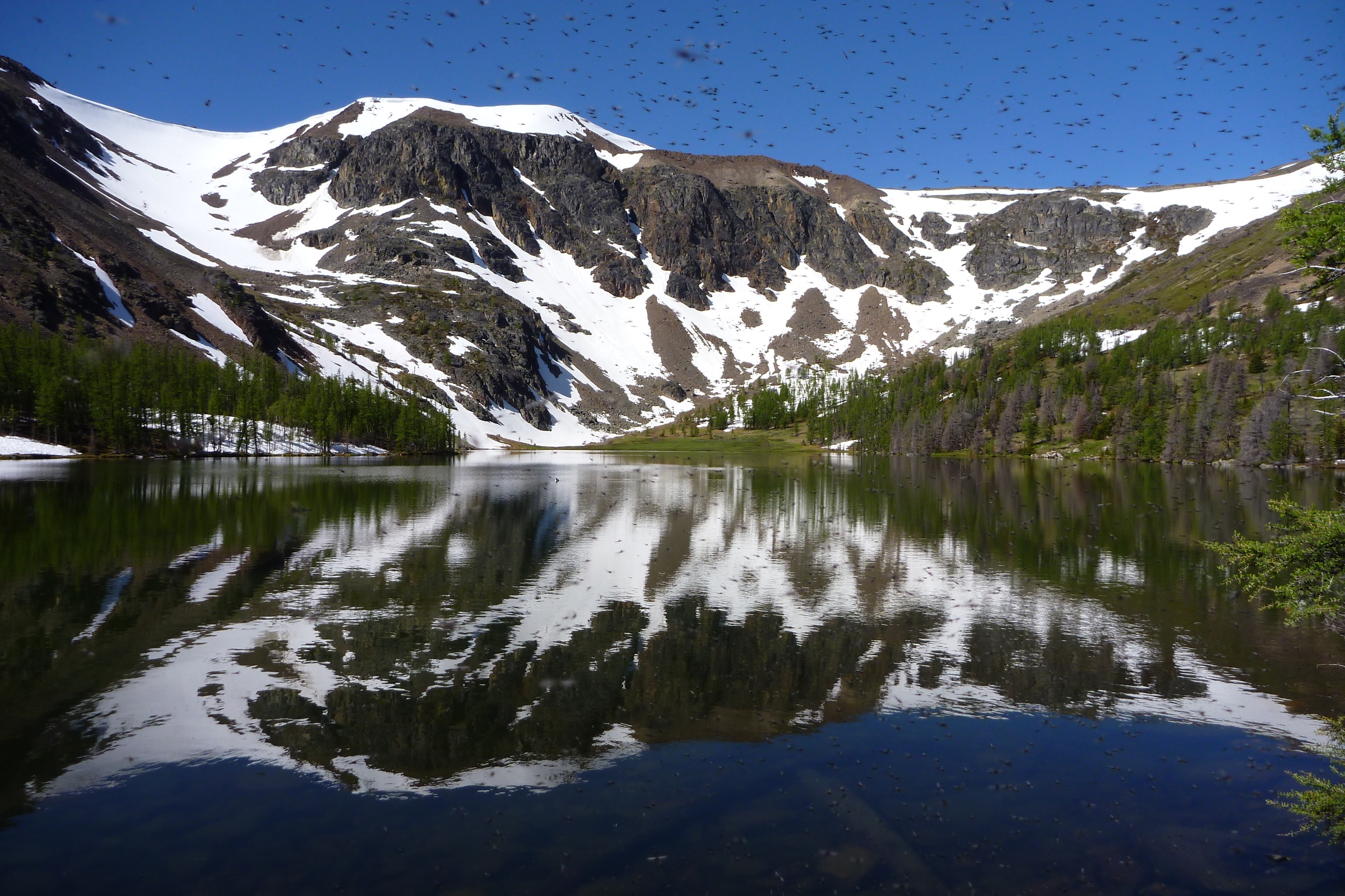 Cathedral glacier lake