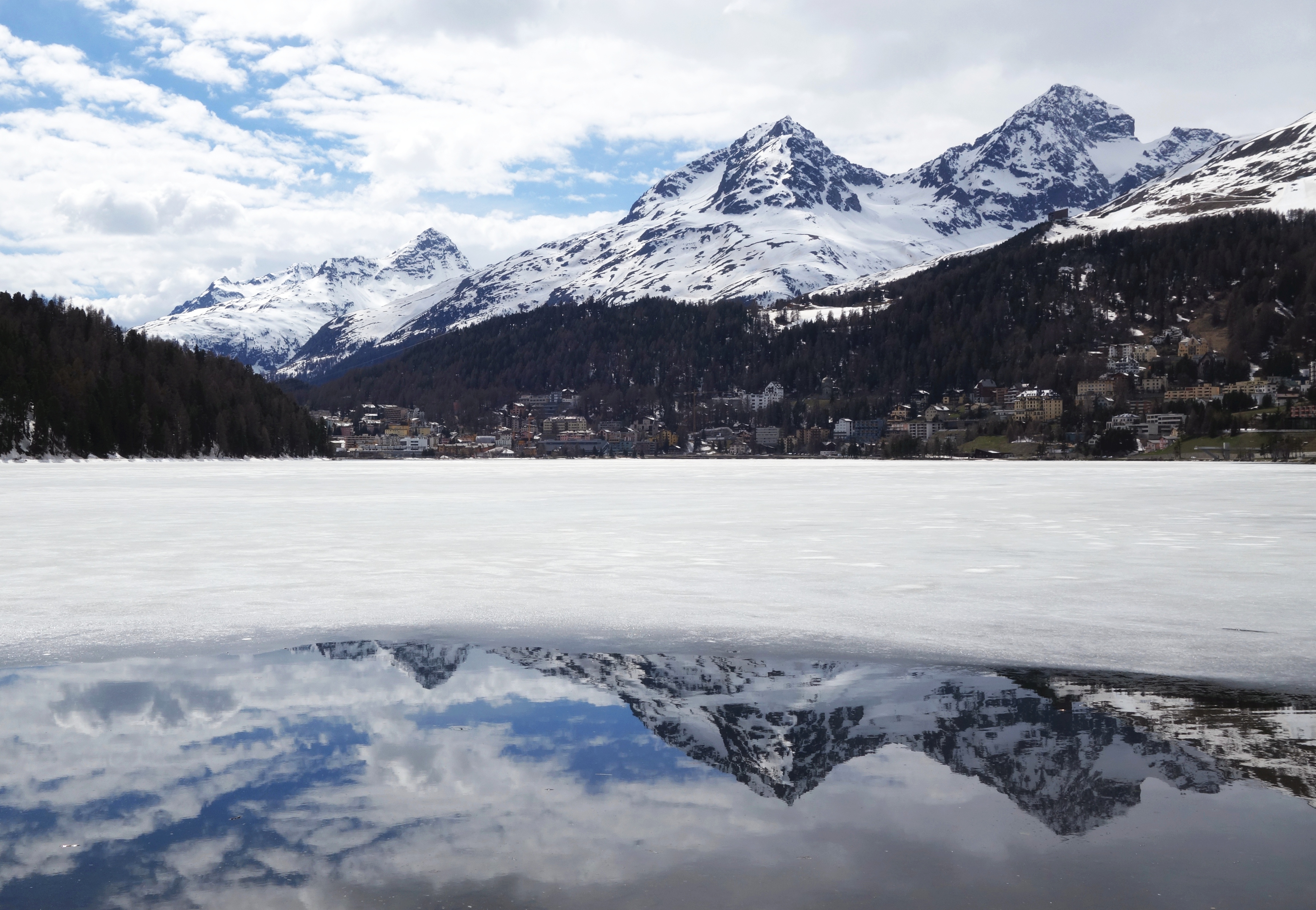 Eis auf St. Moritzersee (2)