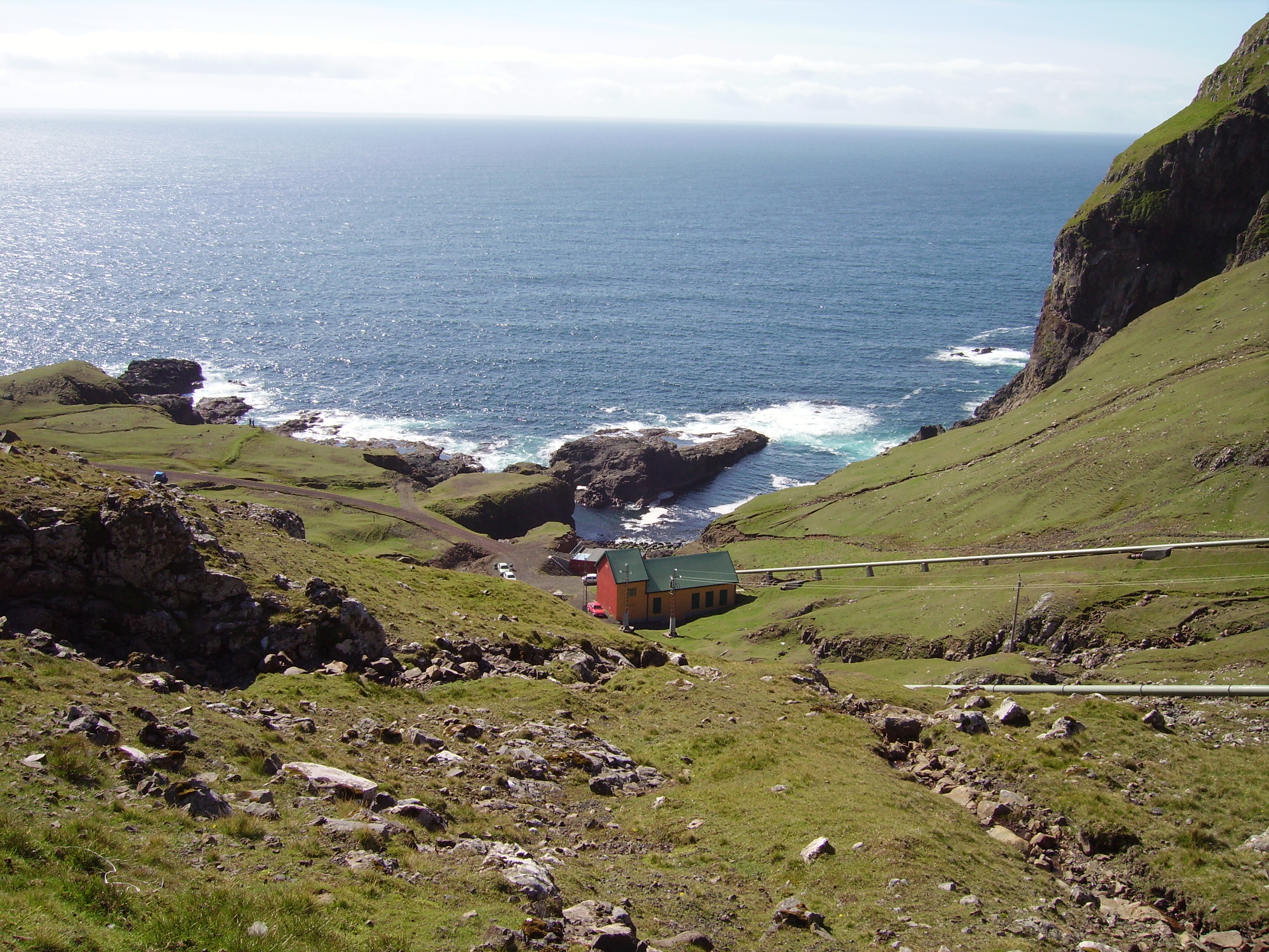 Hydroelectric powerplant in Botni Faroe Islands