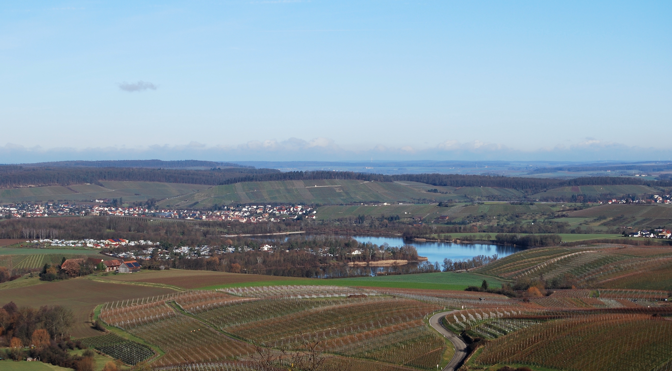 Löwenstein Blick Breitenauer See Dezember 2013