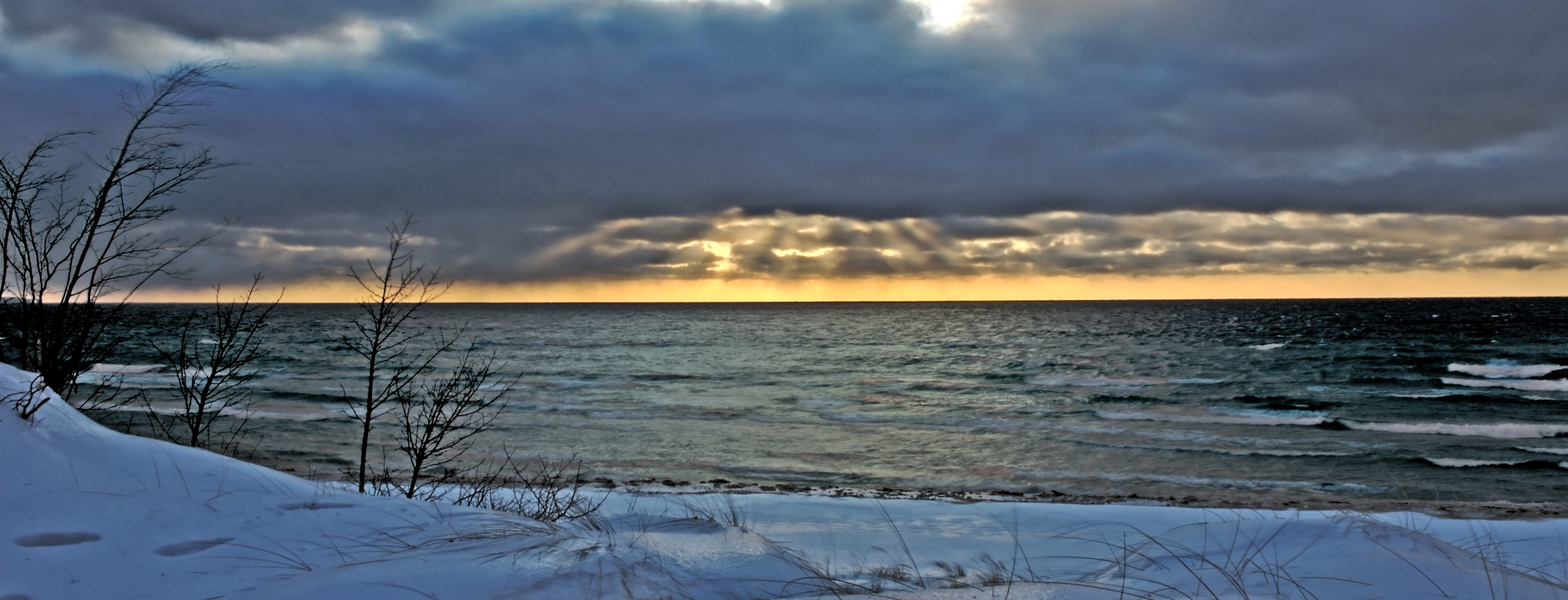 Lake Michigan HDR Sunset