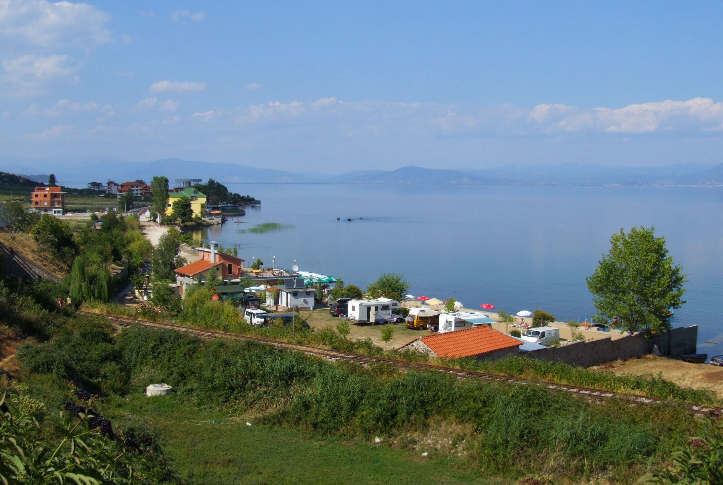 Lake Ohrid in Albania (by Pudelek)