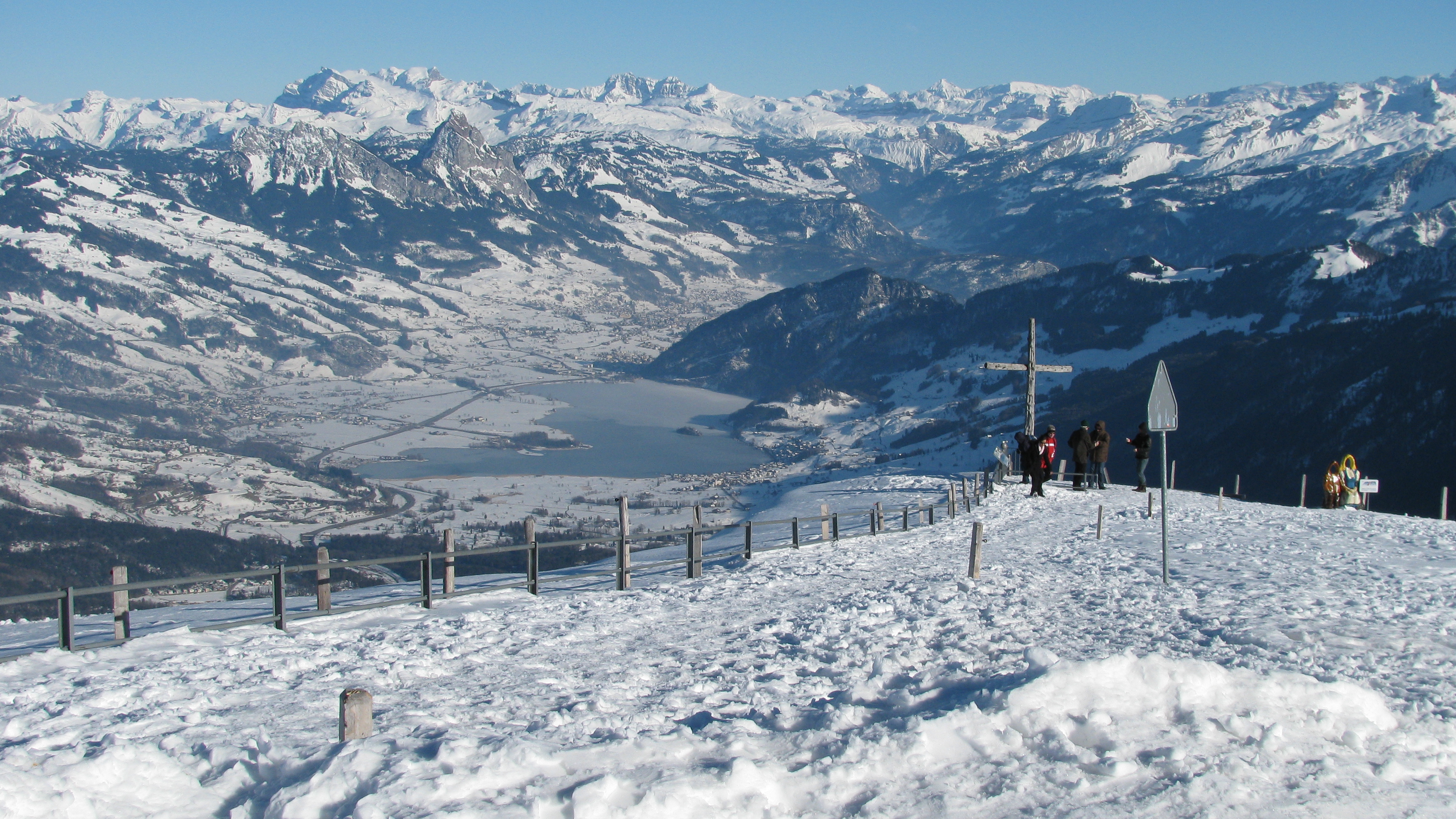 Lauerzersee, winter, rigi 1
