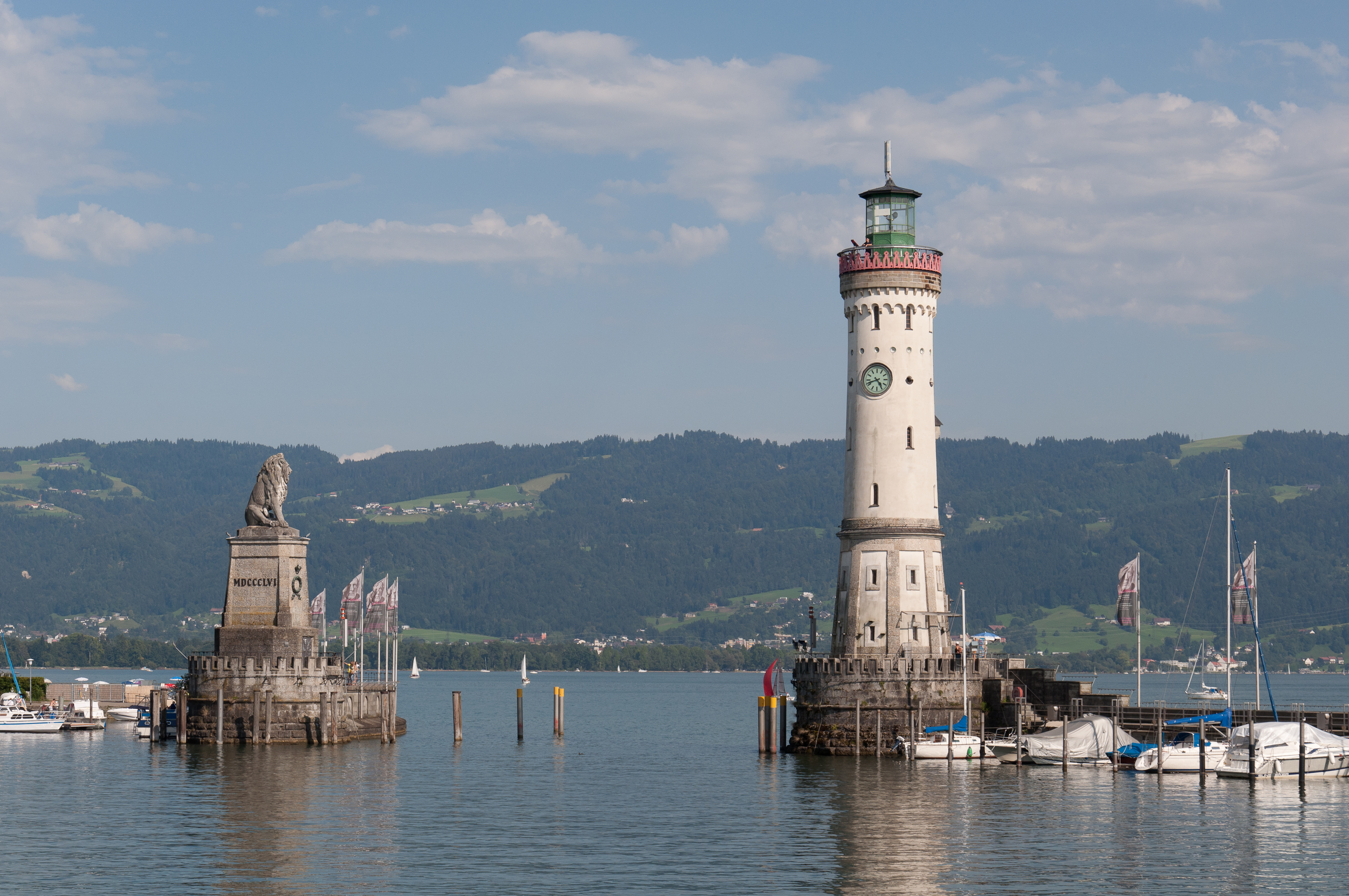Lindau Harbor Lake Constance 01