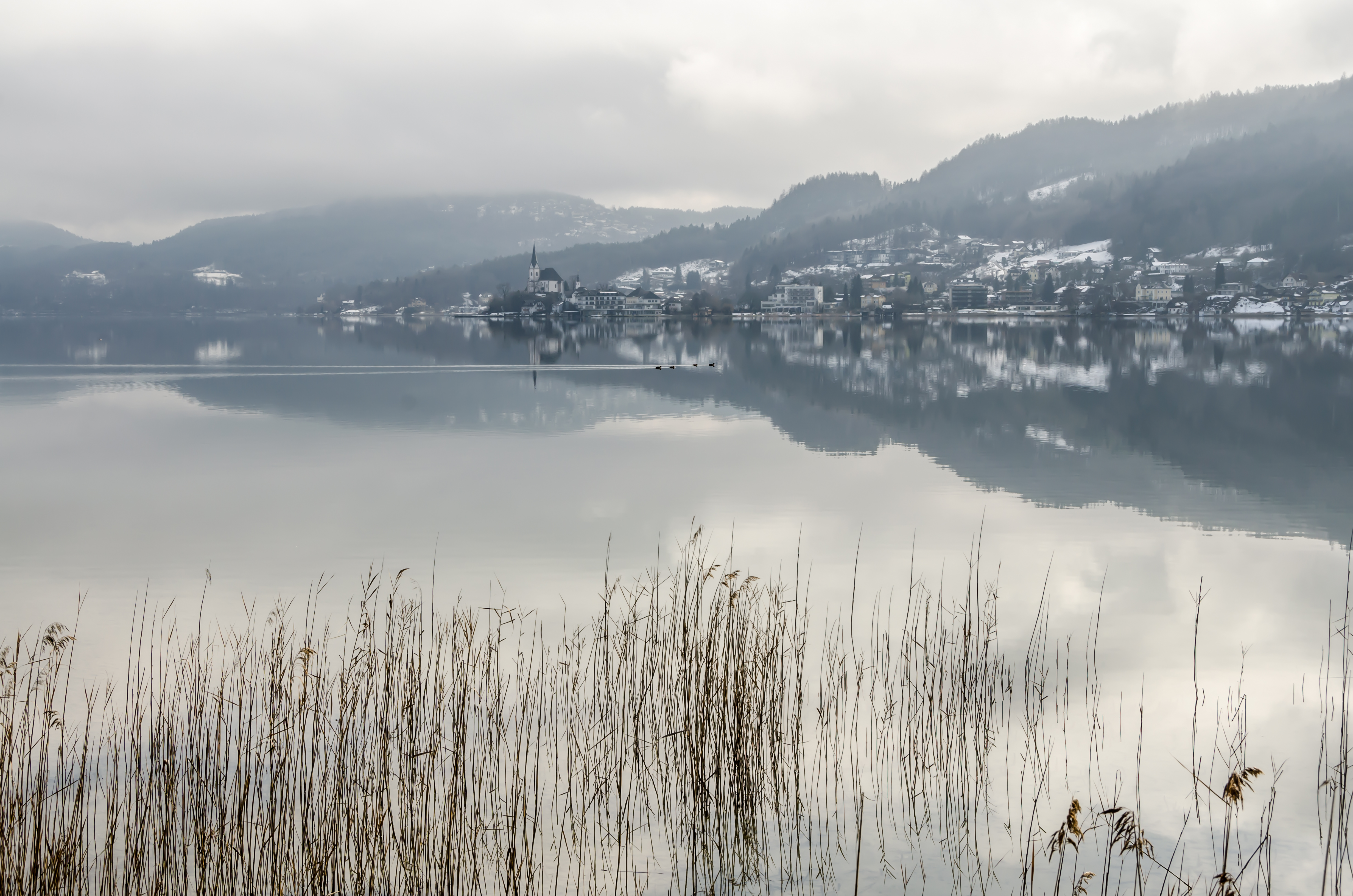 Poertschach Halbinselpromenade Maria Woerth-Blick 23022015 4921