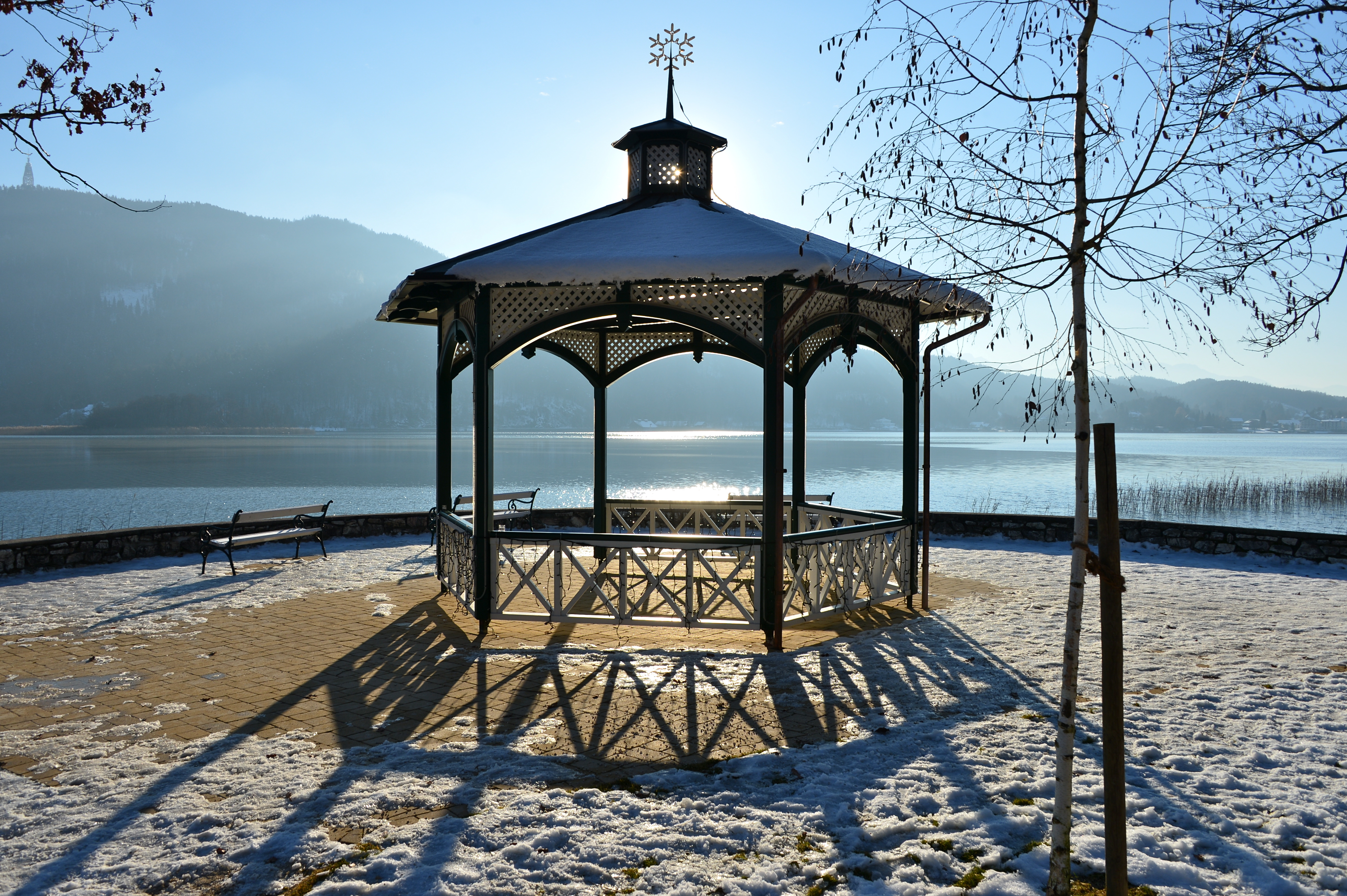 Poertschach Halbinselpromenade Pavillon 07012015 535