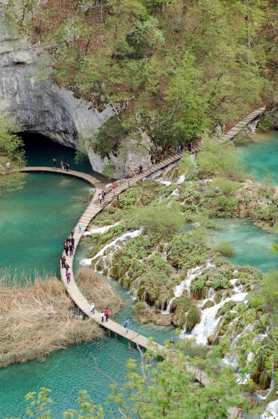 Boardwalk at Velike Kaskade