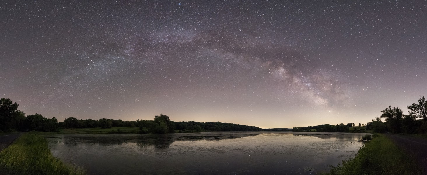 Bontecou Lake Milky Way panorama