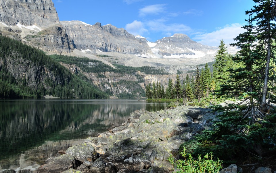 Boom Lake im Banff National Park