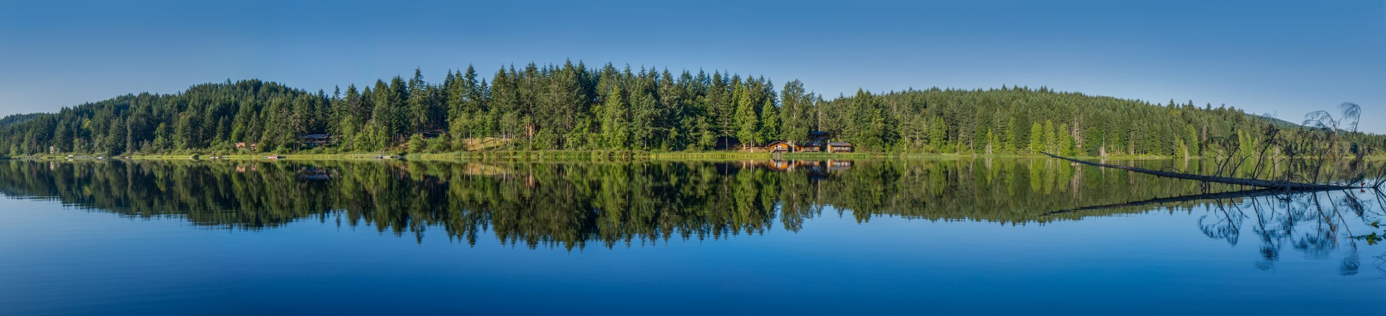 Cusheon Lake in the early morning, Saltspring Island, British Columbia, Canada