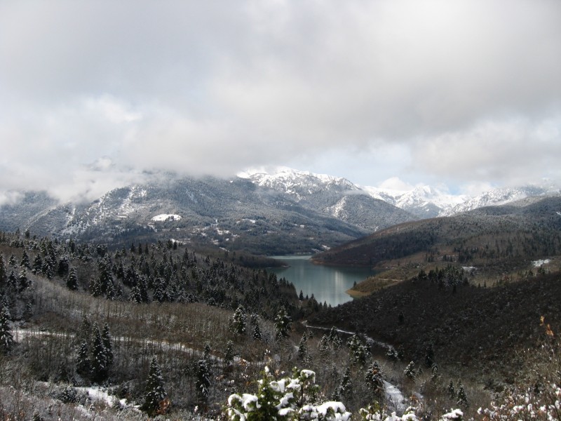 Пластира зимой