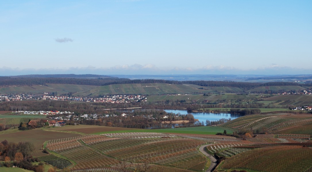 Löwenstein Blick Breitenauer See Dezember 2013