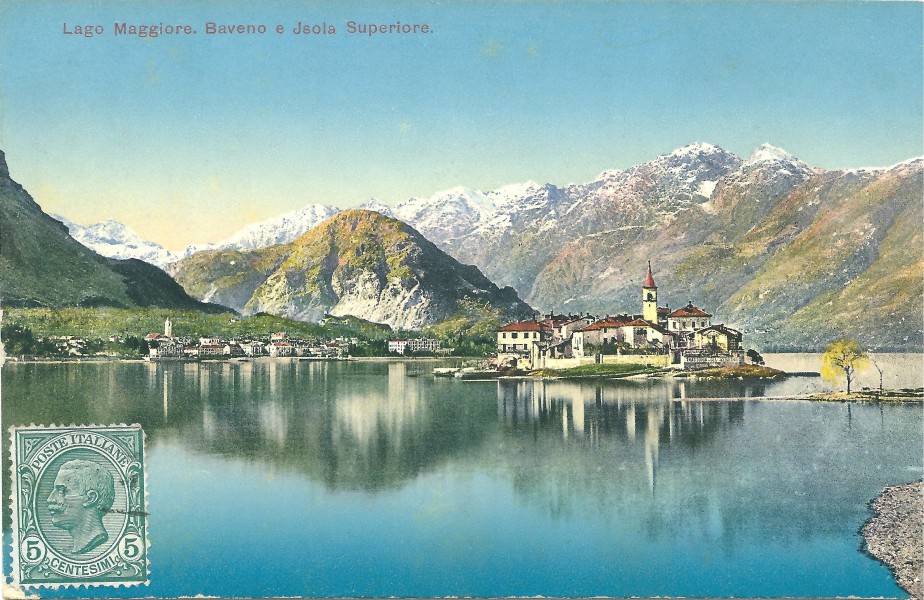 Lago Maggiore Baveno e Isola Superiore 1910
