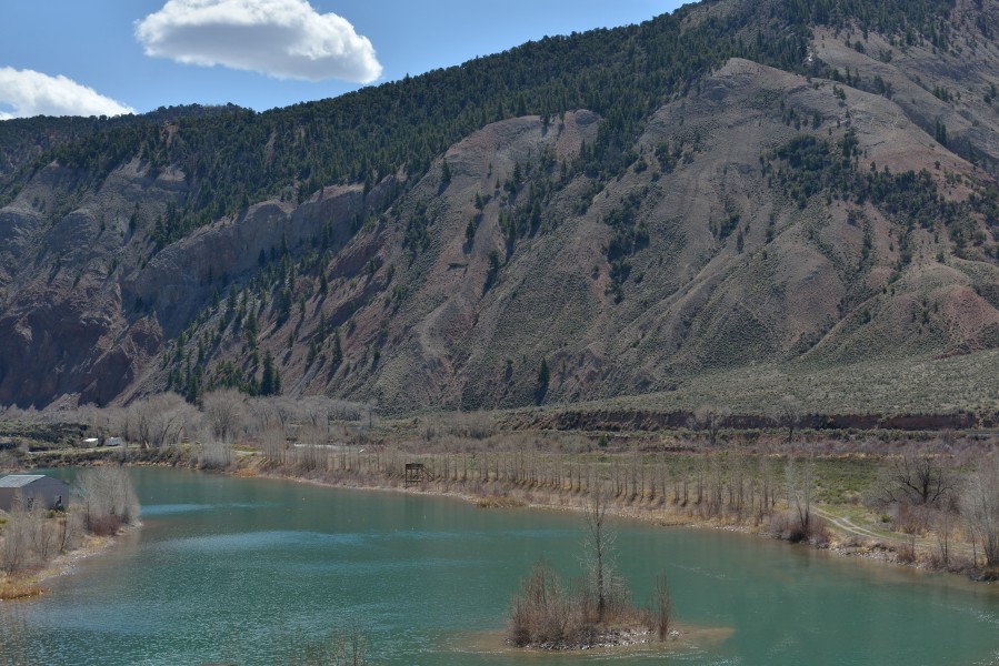 Lake at Eagle River Colorado River confluence