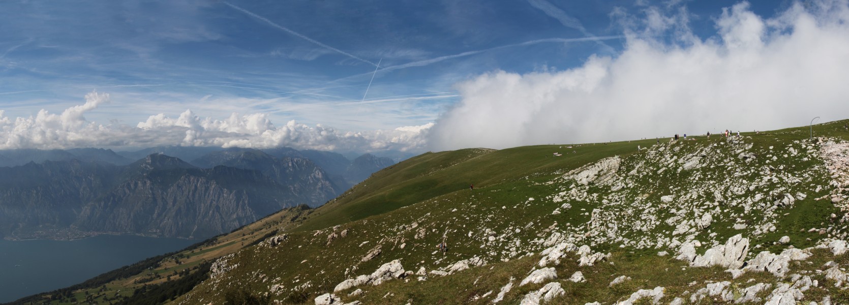 Monte Baldo - Panorama with cloud