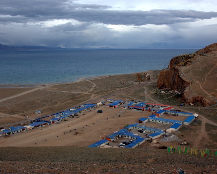 Nam Tso Settlement from Crag