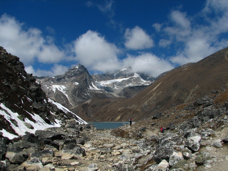 Nepal - Sagamartha Trek - 073 - Apline Landscape and 3rd Gokyo Lake (4434698287)