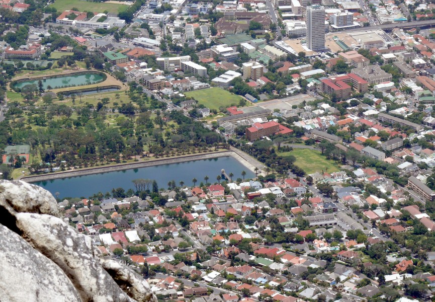 Oranjezicht From the summit of Table Mountain
