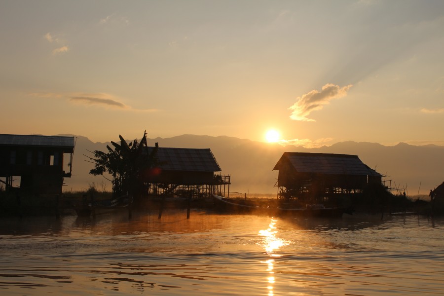 Sunrise at Inle Lake