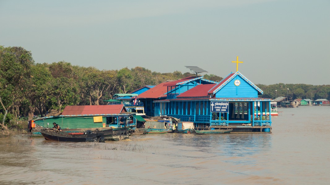 Tonle Sap floating church