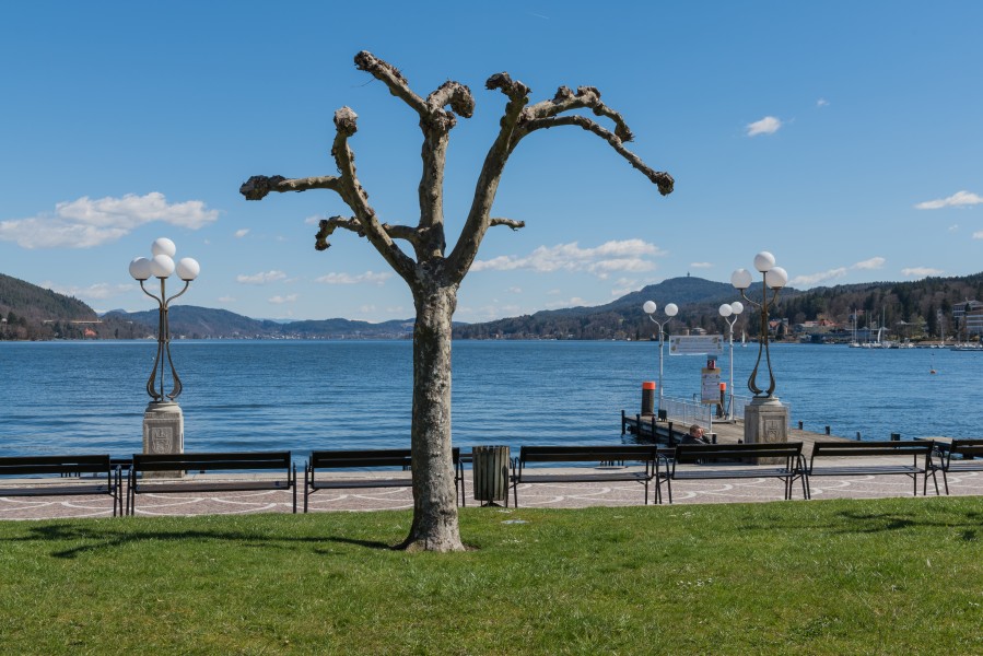 Velden am Woerther See Seecorso mit See-Blick 03042015 1433