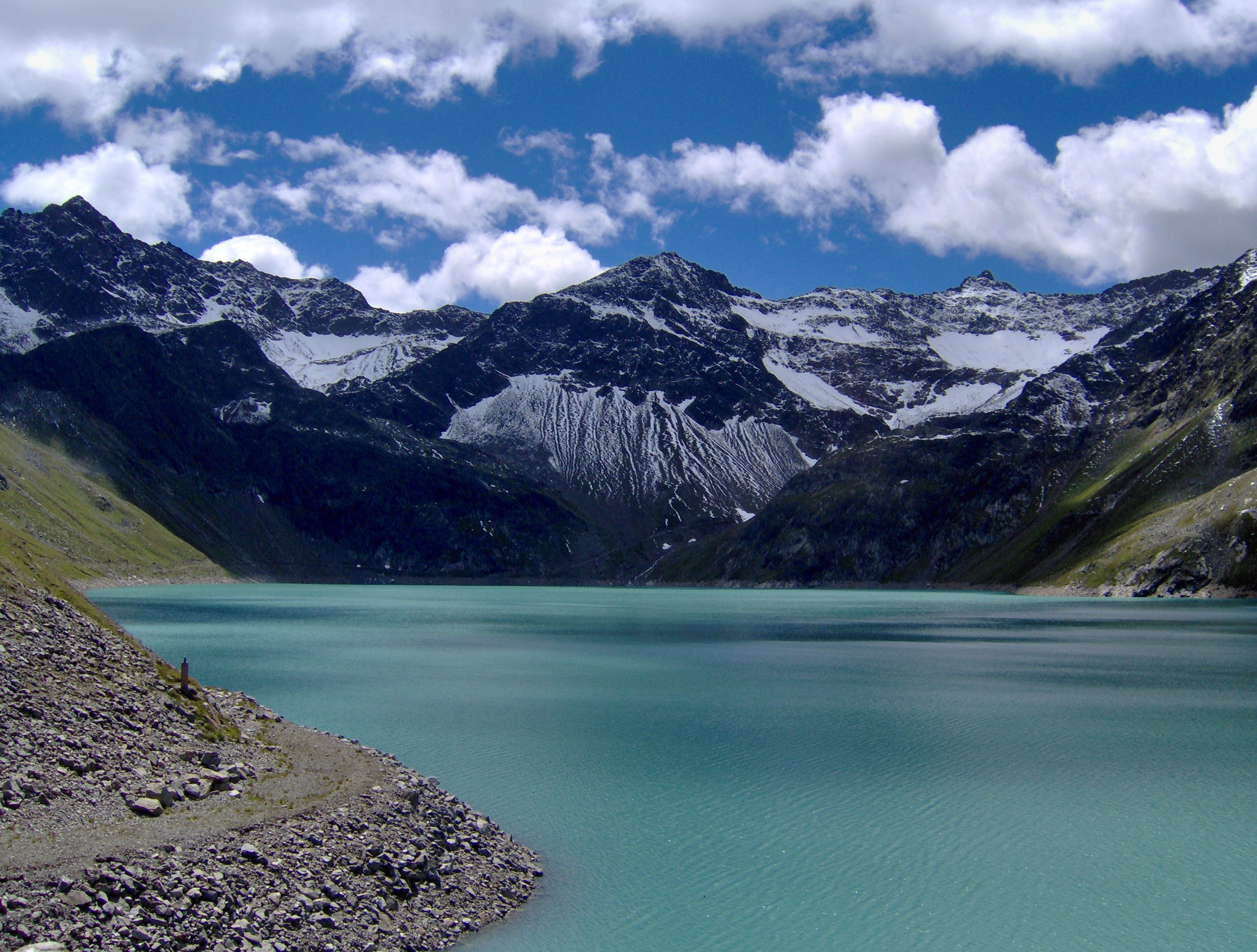 Speicher Finstertal met Finstertaler Schartenkopf